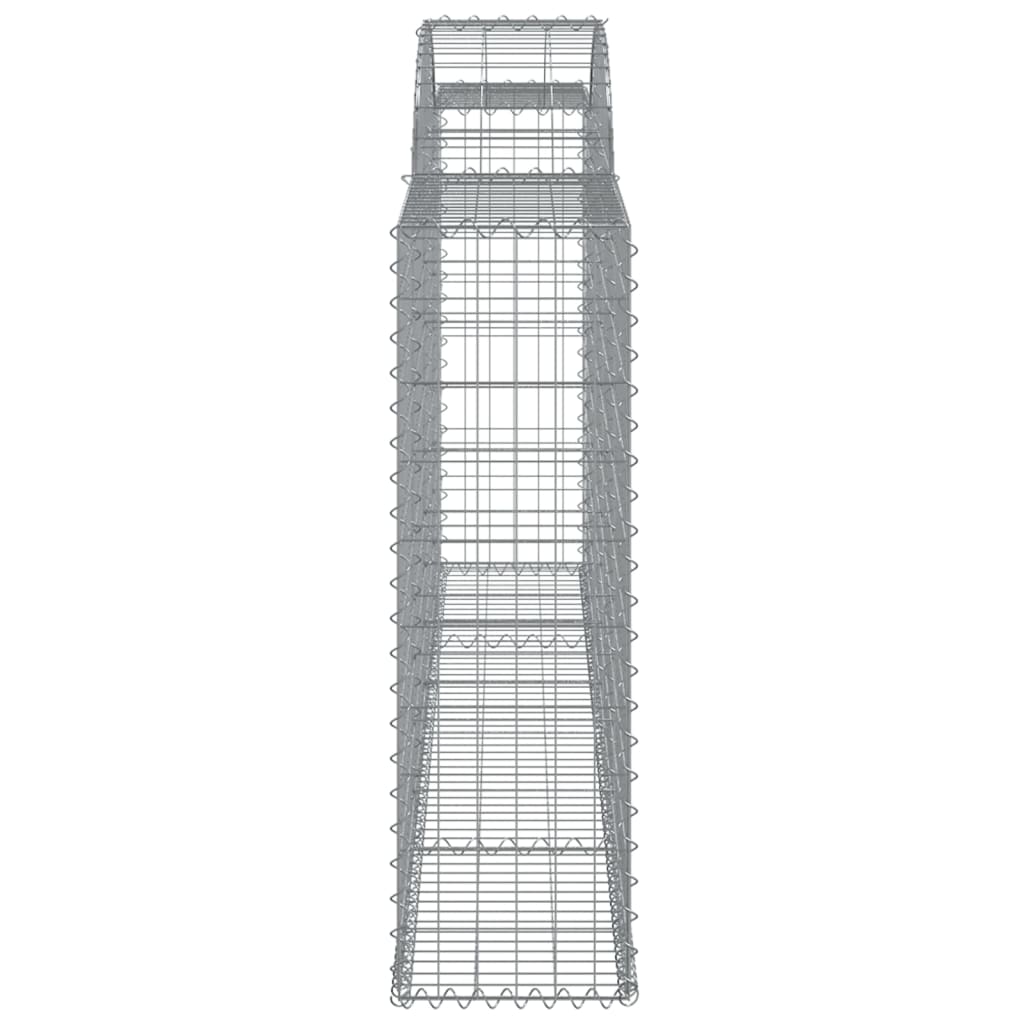 vidaXL Συρματοκιβώτια Τοξωτά 30 τεμ. 300x30x100/120 εκ. Γαλβαν. Ατσάλι - Image 5