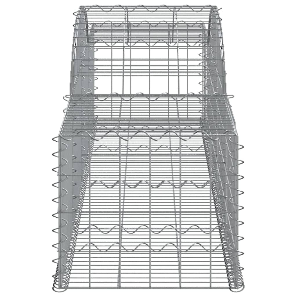 vidaXL Συρματοκιβώτια Τοξωτά 11 τεμ. 300x50x40/60 εκ. Γαλβαν. Ατσάλι - Image 5