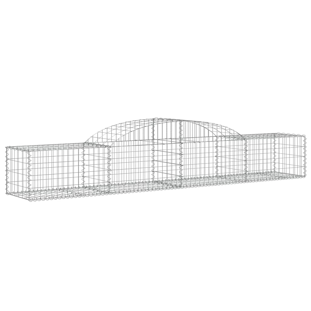 vidaXL Συρματοκιβώτια Τοξωτά 30 τεμ. 300x50x40/60 εκ. Γαλβαν. Ατσάλι - Image 3