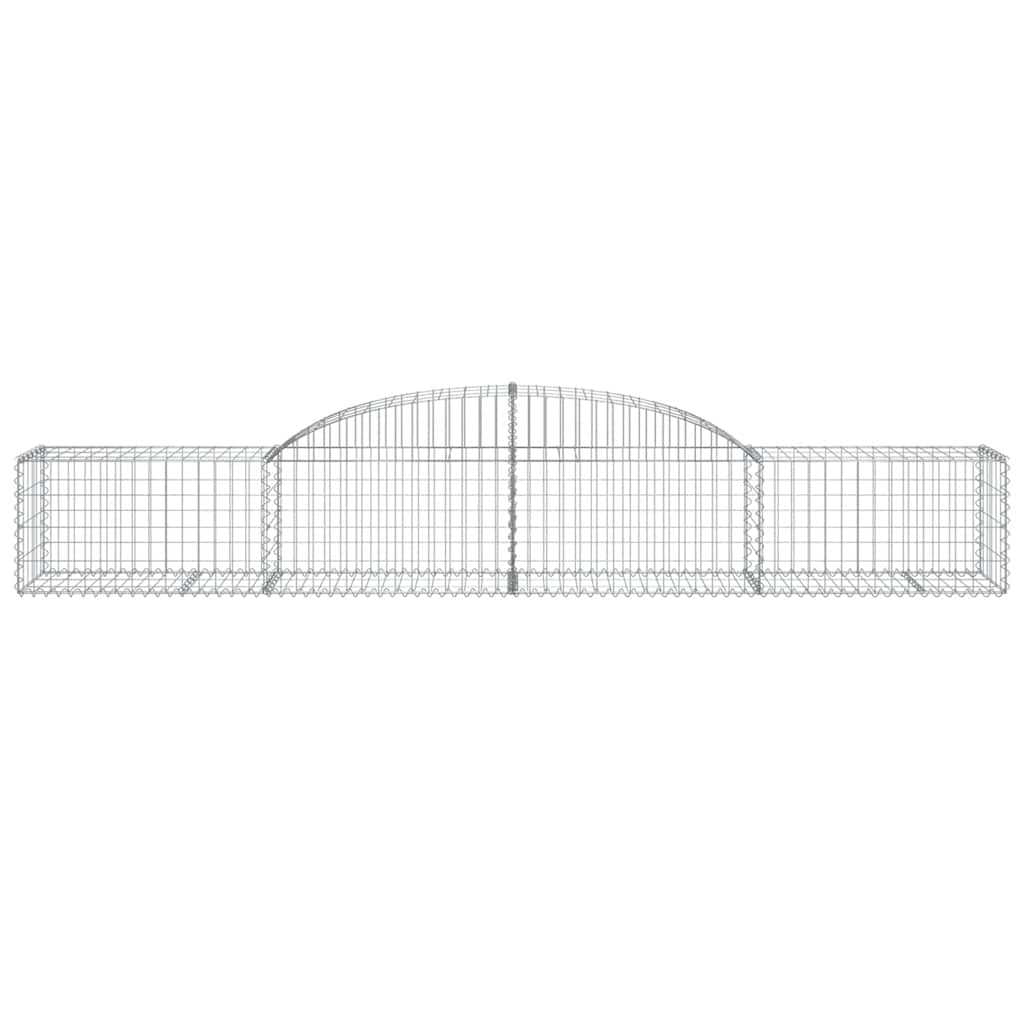 vidaXL Συρματοκιβώτια Τοξωτά 30 τεμ. 300x50x40/60 εκ. Γαλβαν. Ατσάλι - Image 4