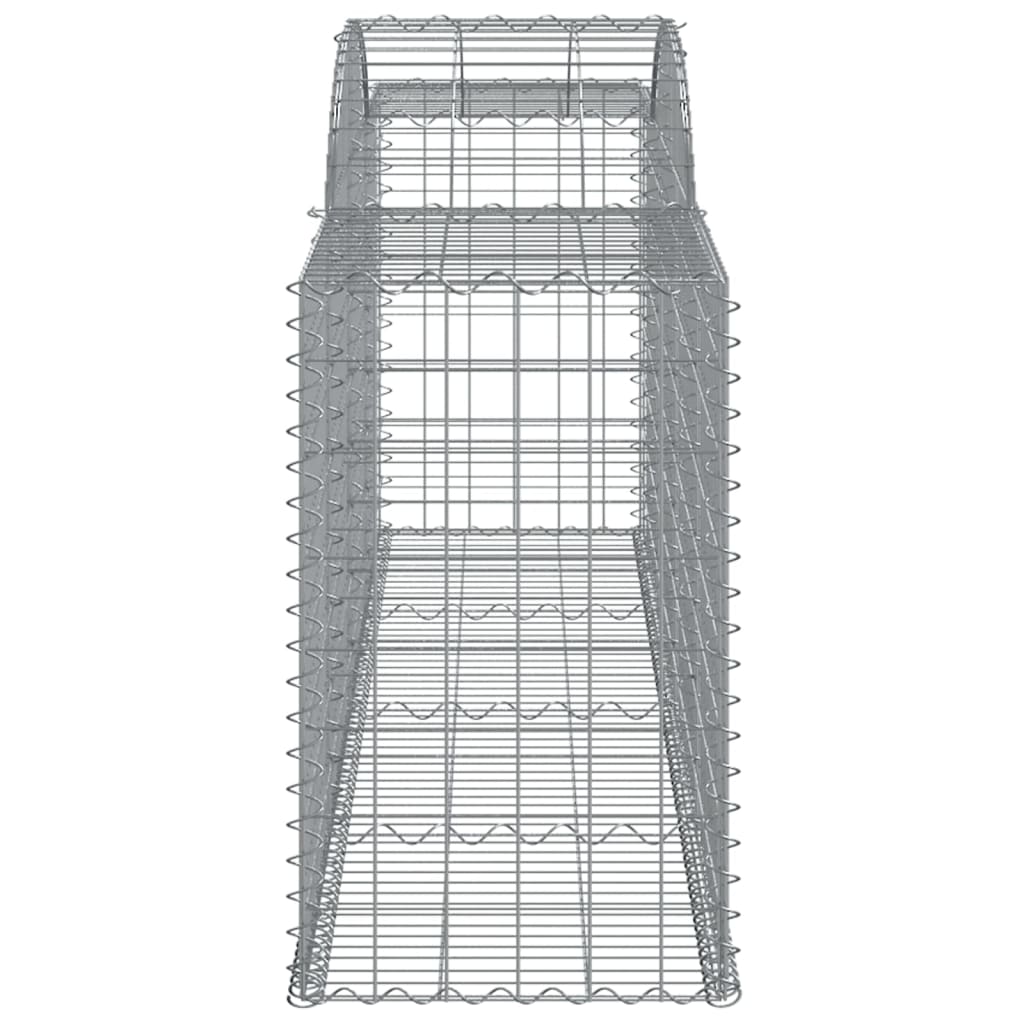 vidaXL Συρματοκιβώτια Τοξωτά 17 τεμ. 300x50x80/100 εκ. Γαλβαν. Ατσάλι - Image 5