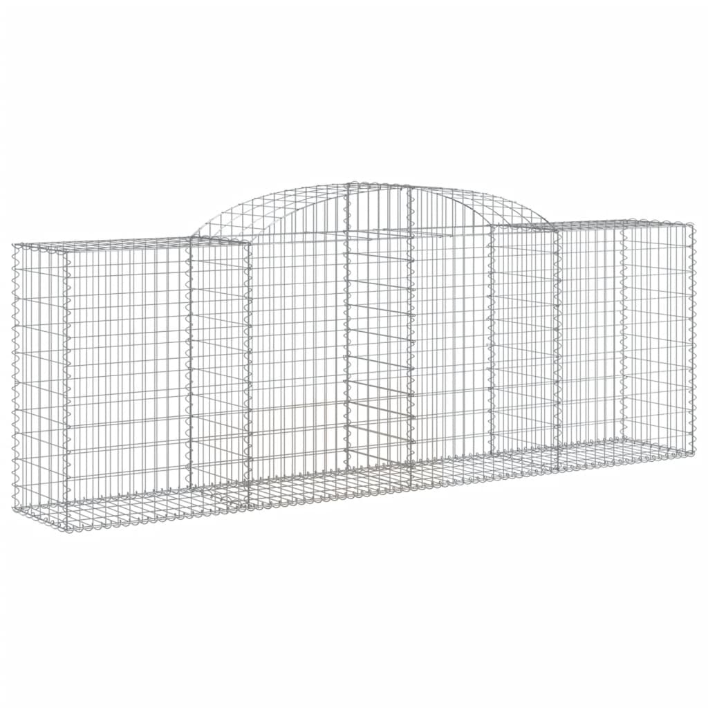 vidaXL Συρματοκιβώτια Τοξωτά 11 τεμ. 300x50x100/120 εκ. Γαλβαν. Ατσάλι - Image 3