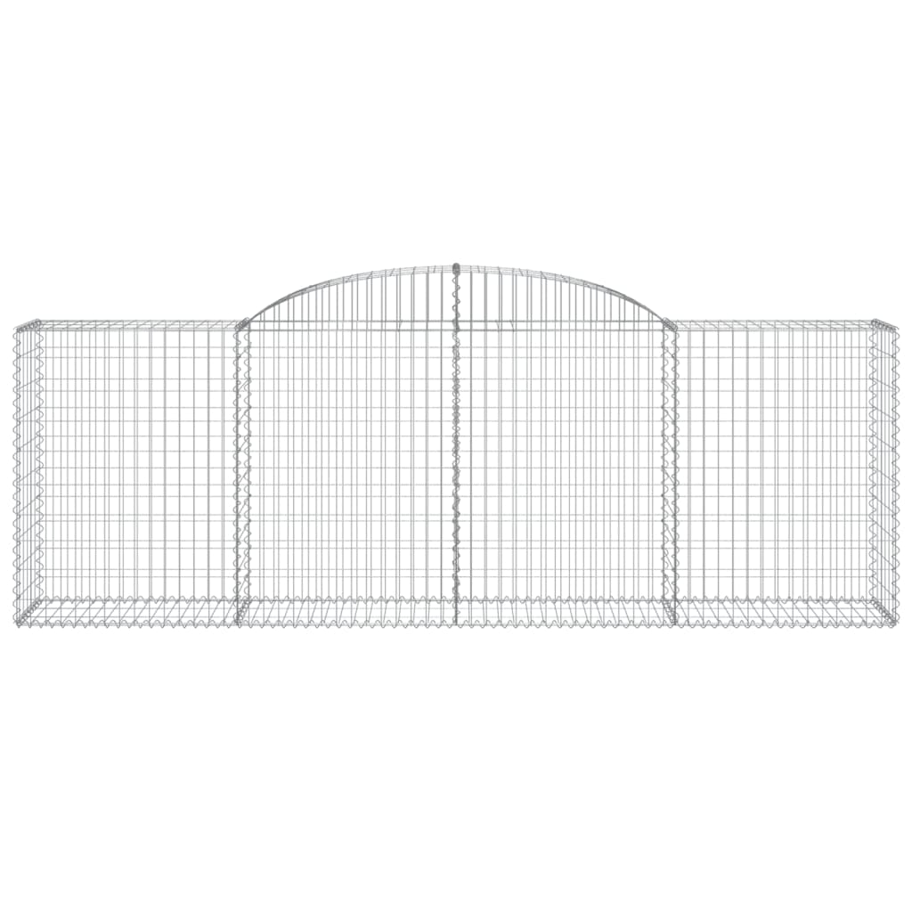 vidaXL Συρματοκιβώτια Τοξωτά 11 τεμ. 300x50x100/120 εκ. Γαλβαν. Ατσάλι - Image 4