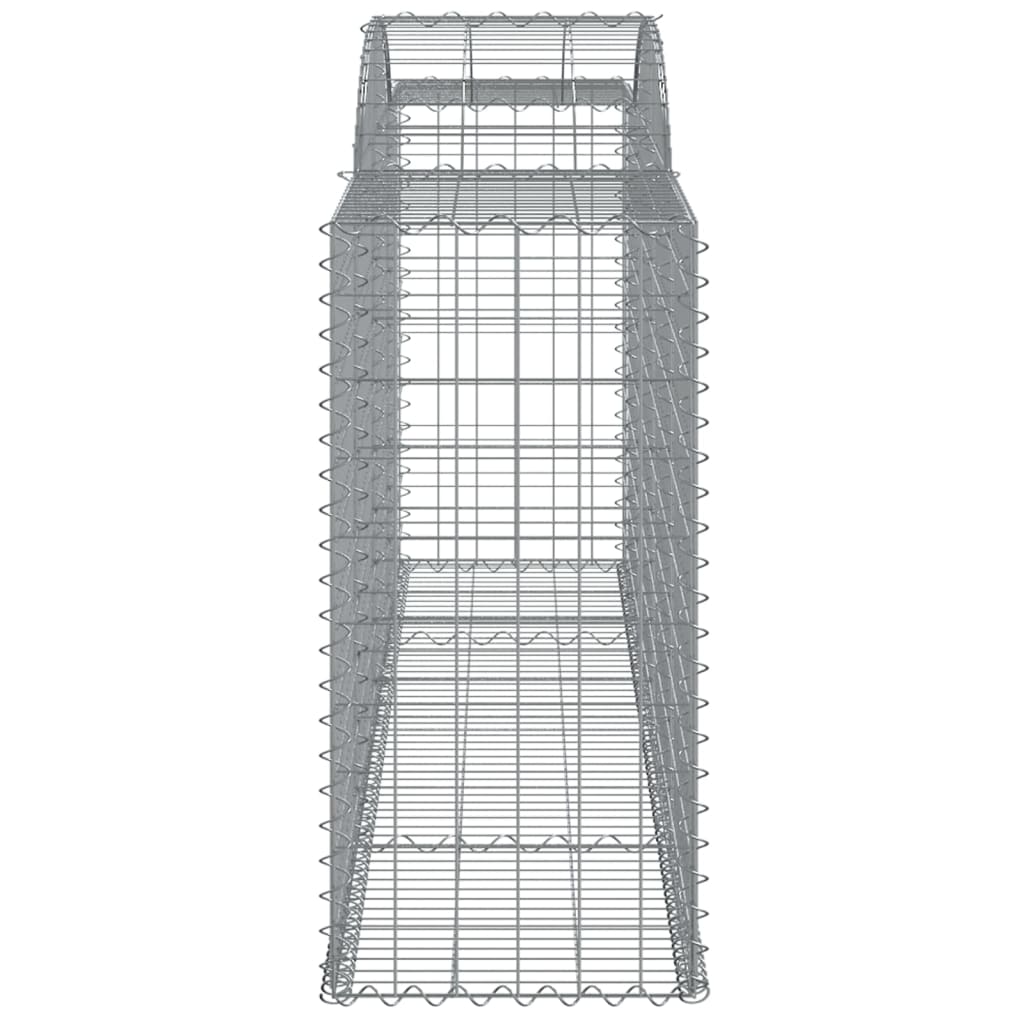 vidaXL Συρματοκιβώτια Τοξωτά 30 τεμ. 300x50x100/120 εκ. Γαλβαν. Ατσάλι - Image 5