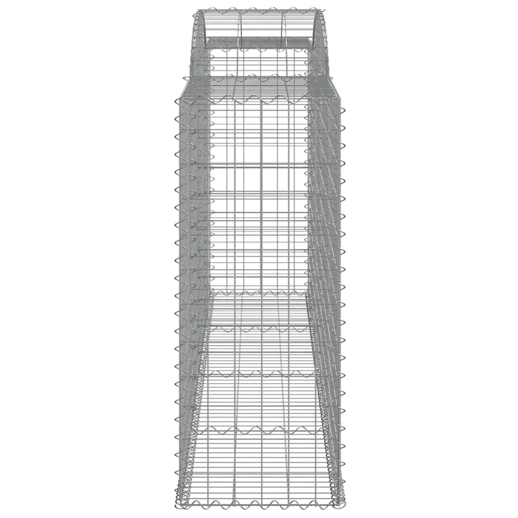 vidaXL Συρματοκιβώτια Τοξωτά 5 τεμ. 300x50x120/140 εκ. Γαλβαν. Ατσάλι - Image 5