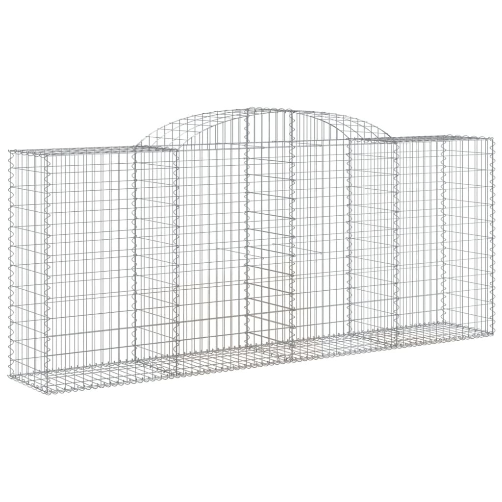 vidaXL Συρματοκιβώτια Τοξωτά 11 τεμ. 300x50x120/140 εκ. Γαλβαν. Ατσάλι - Image 3