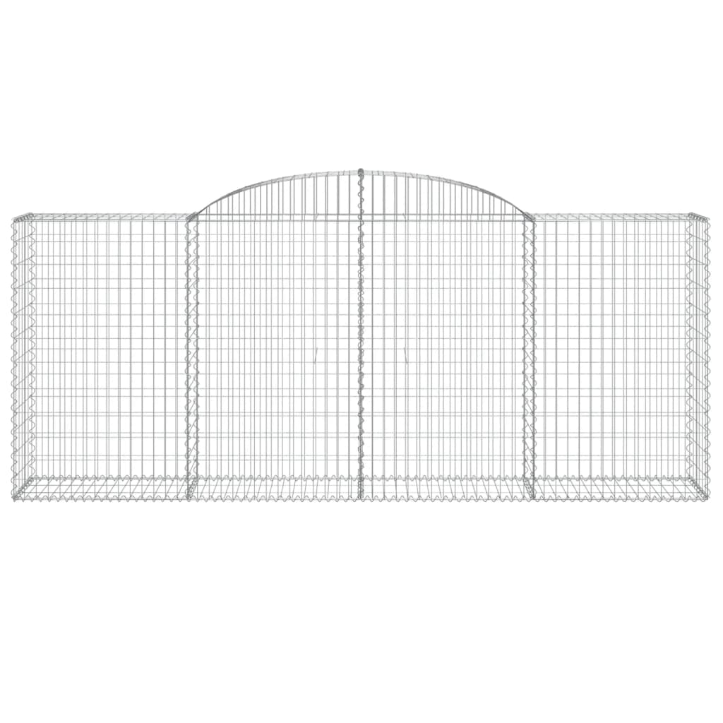 vidaXL Συρματοκιβώτια Τοξωτά 17 τεμ. 300x50x120/120 εκ. Γαλβαν. Ατσάλι - Image 4