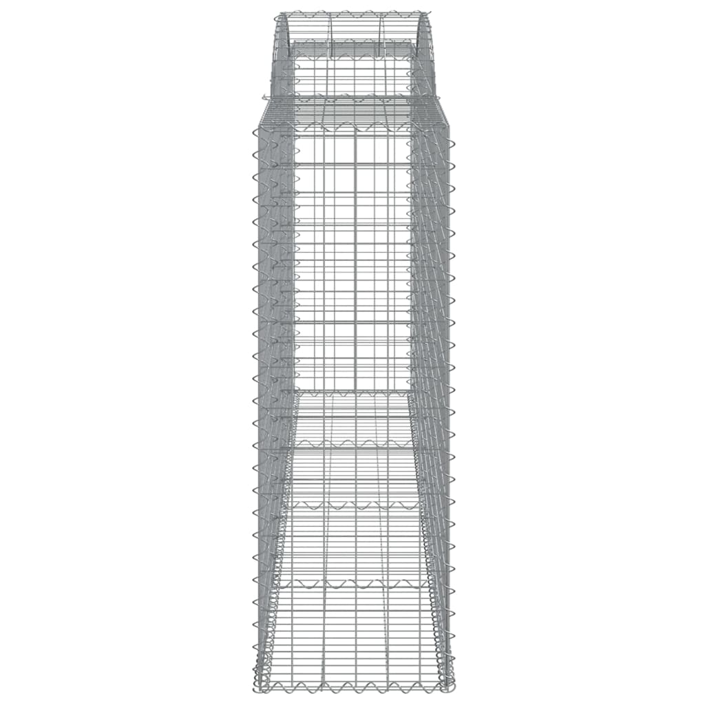 vidaXL Συρματοκιβώτια Τοξωτά 9 τεμ. 300x50x140/160 εκ. Γαλβαν. Ατσάλι - Image 5