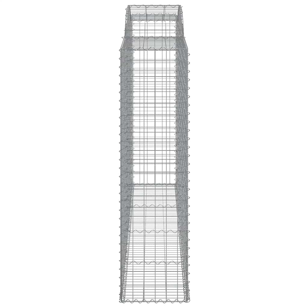 vidaXL Συρματοκιβώτια Τοξωτά 11 τεμ. 300x50x180/200 εκ. Γαλβαν. Ατσάλι - Image 5