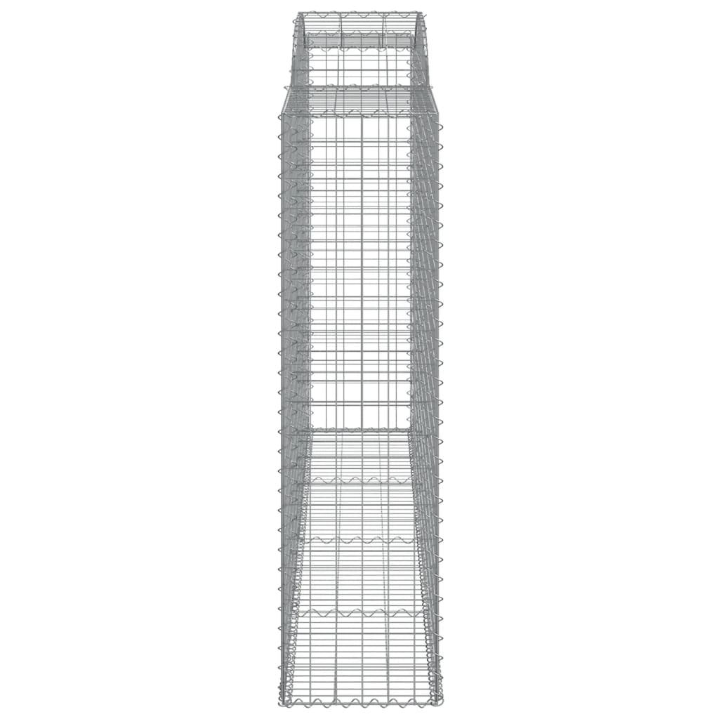 vidaXL Συρματοκιβώτια Τοξωτά 12 τεμ. 300x50x180/200 εκ. Γαλβαν. Ατσάλι - Image 5