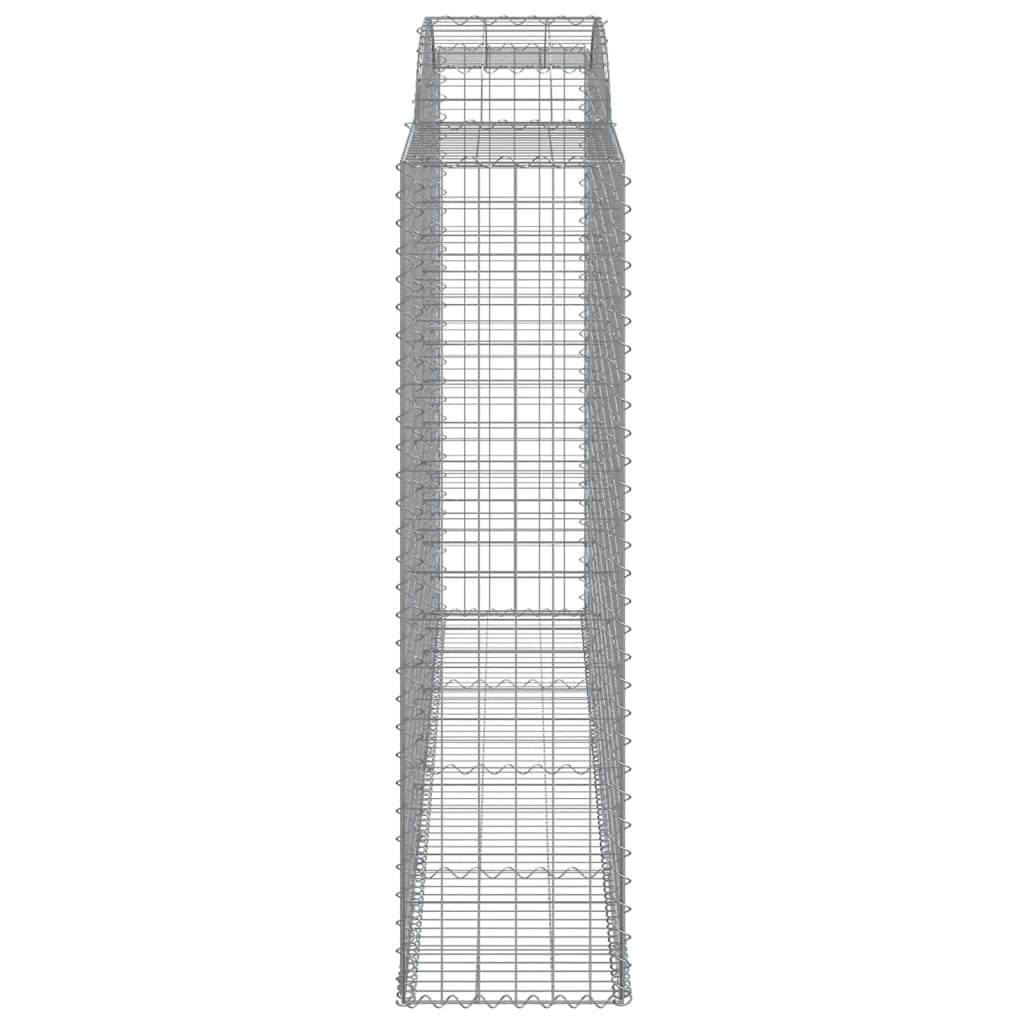 vidaXL Συρματοκιβώτια Τοξωτά 17 τεμ. 300x50x180/200 εκ. Γαλβαν. Ατσάλι - Image 5