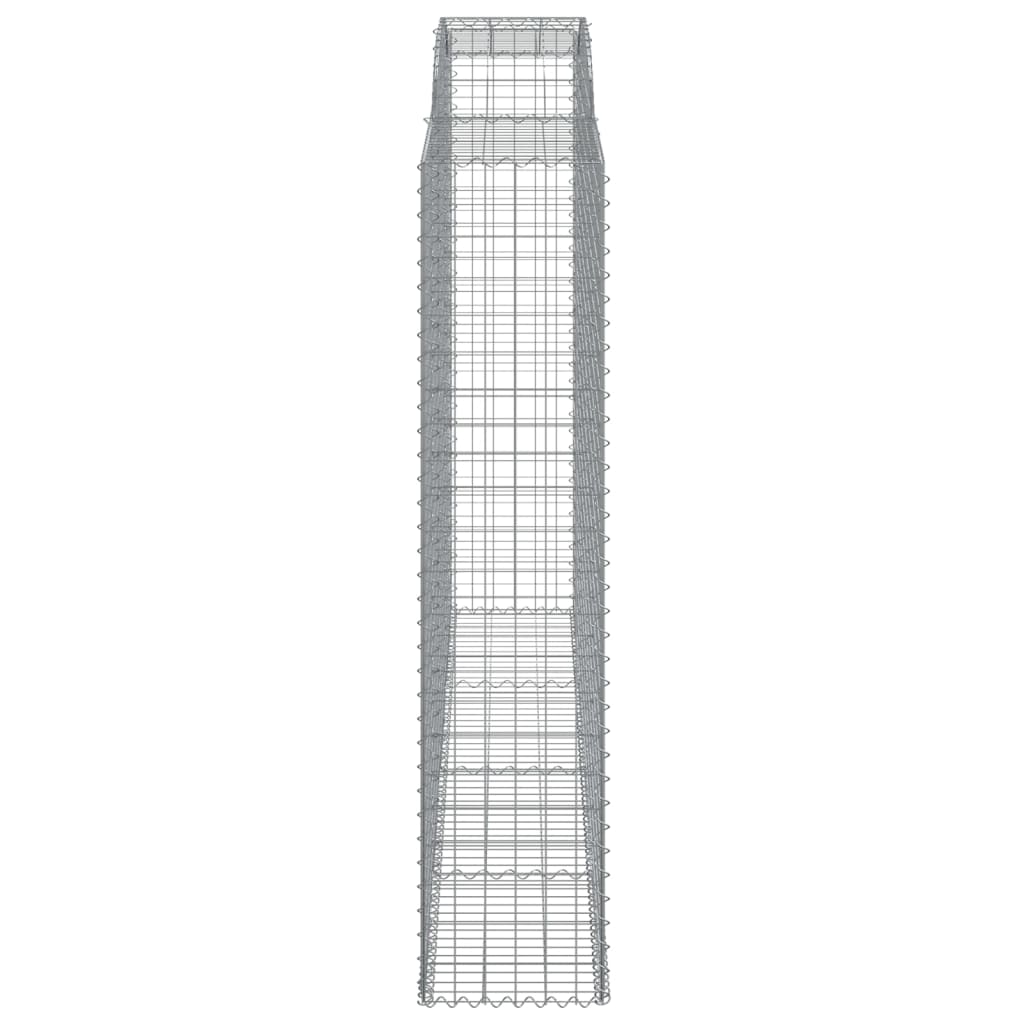 vidaXL Συρματοκιβώτια Τοξωτά 6 τεμ. 300x50x220/240 εκ. Γαλβαν. Ατσάλι - Image 5