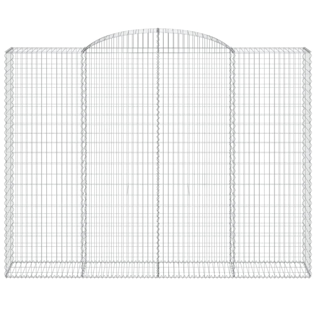 vidaXL Συρματοκιβώτια Τοξωτά 8 τεμ. 300x50x220/240 εκ. Γαλβαν. Σίδερο - Image 4