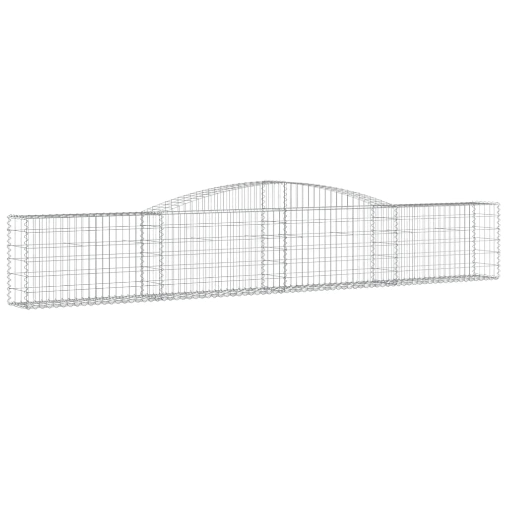 vidaXL Συρματοκιβώτια Τοξωτά 20 τεμ. 400x30x60/80 εκ. Γαλβαν. Ατσάλι - Image 3
