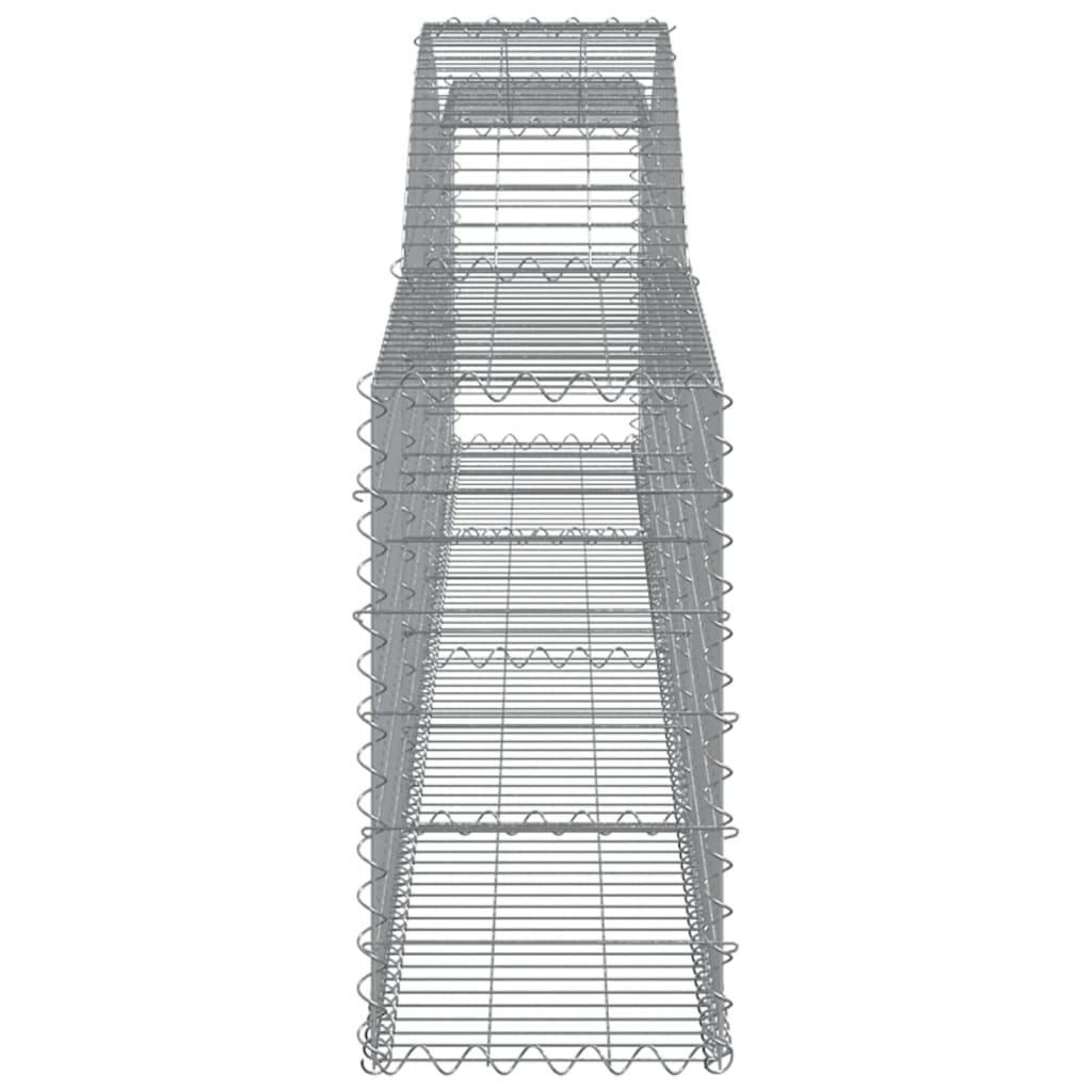 vidaXL Συρματοκιβώτια Τοξωτά 20 τεμ. 400x30x60/80 εκ. Γαλβαν. Ατσάλι - Image 5