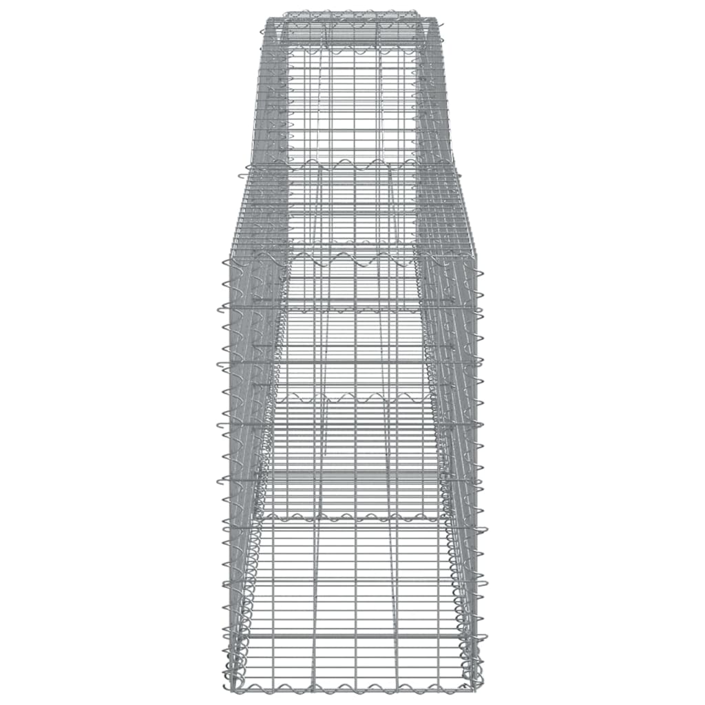 vidaXL Συρματοκιβώτια Τοξωτά 7 τεμ. 400x50x80/100 εκ. Γαλβαν. Ατσάλι - Image 5