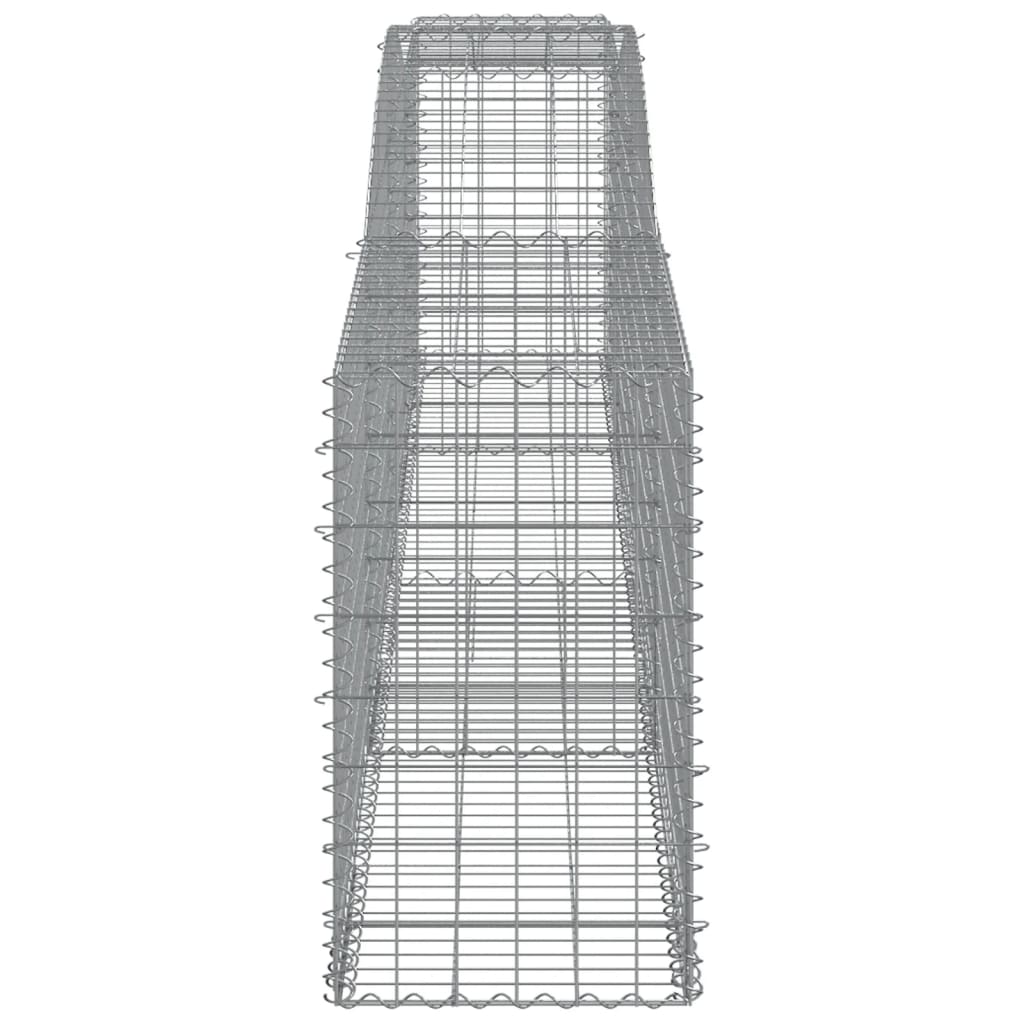 vidaXL Συρματοκιβώτια Τοξωτά 9 τεμ. 400x50x80/100 εκ. Γαλβαν. Ατσάλι - Image 5
