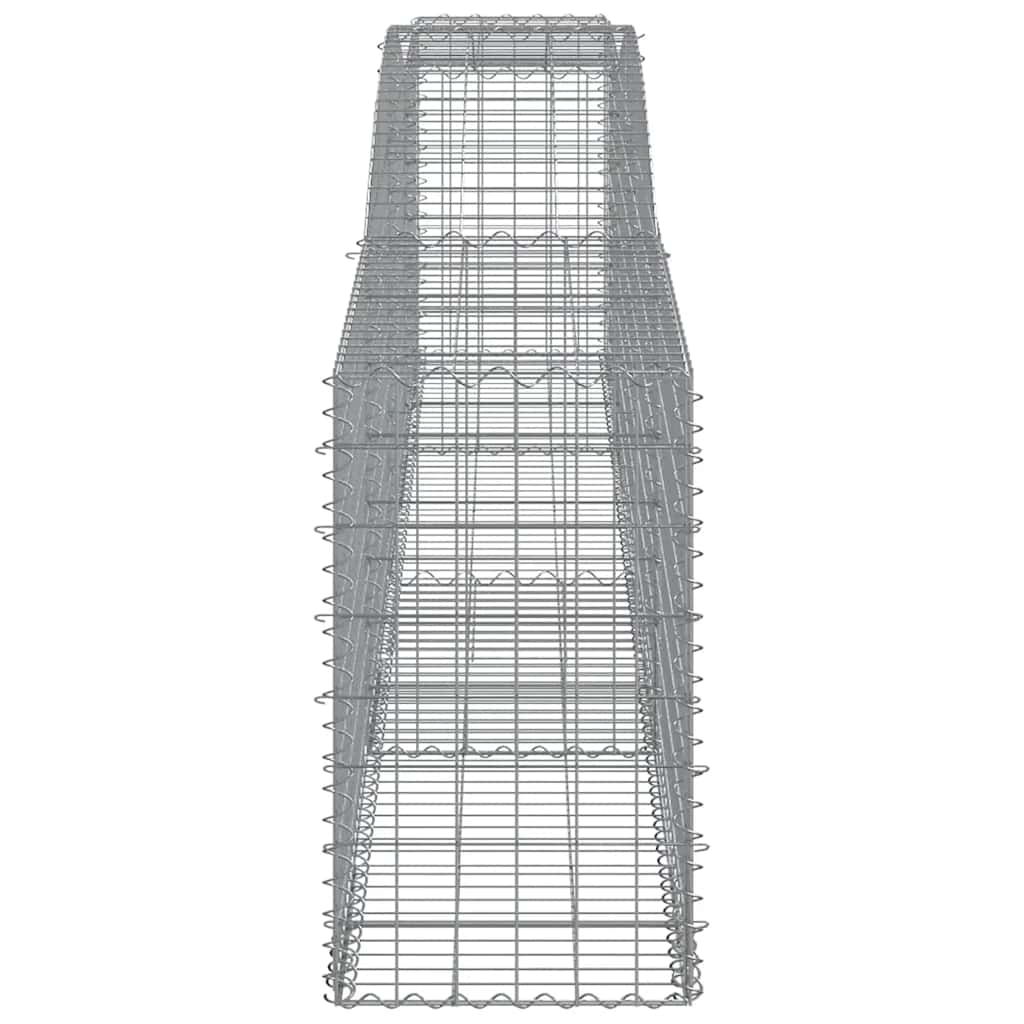 vidaXL Συρματοκιβώτια Τοξωτά 15 τεμ. 400x50x80/100 εκ. Γαλβαν. Ατσάλι - Image 5