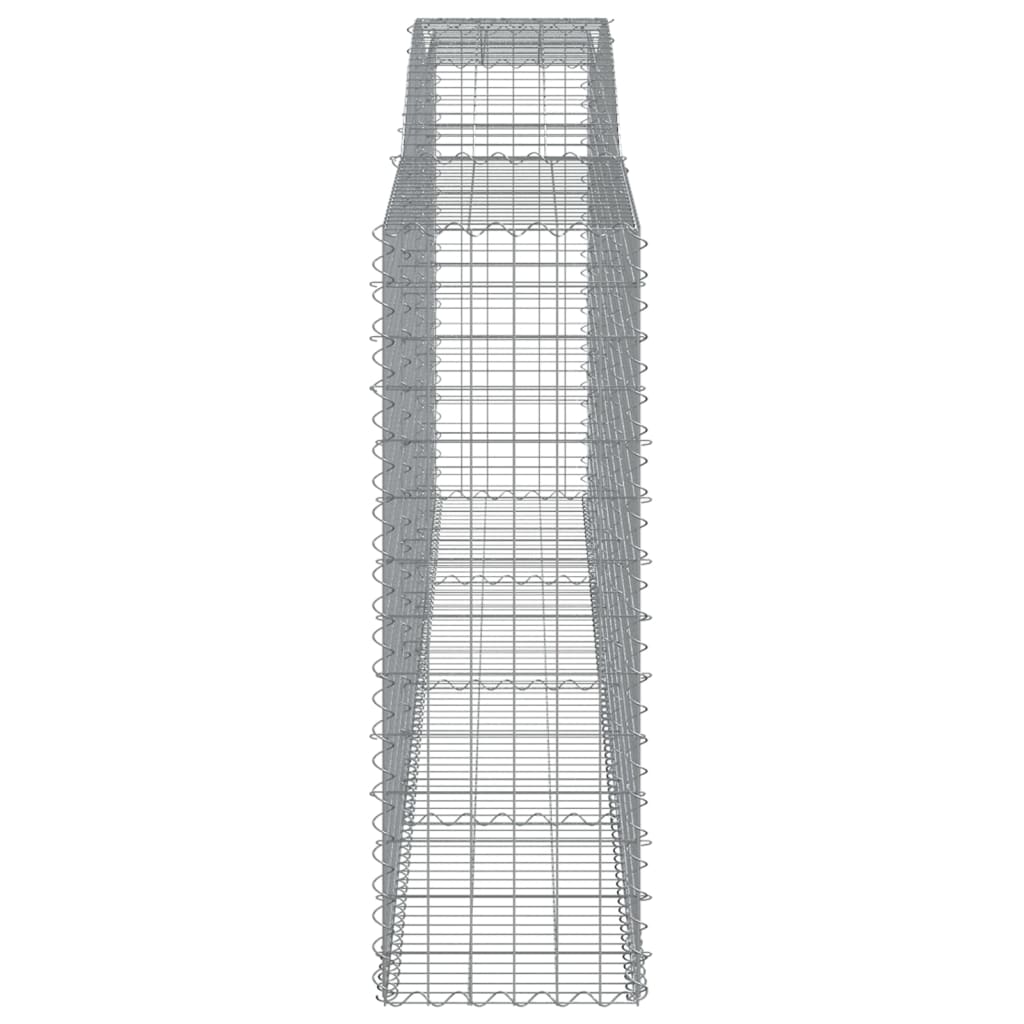 vidaXL Συρματοκιβώτια Τοξωτά 10 τεμ. 400x50x140/160 εκ. Γαλβαν. Ατσάλι - Image 5