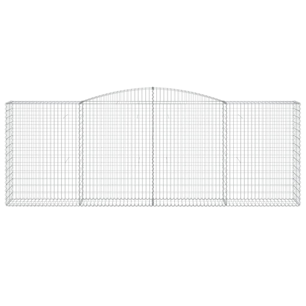 vidaXL Συρματοκιβώτια Τοξωτά 25 τεμ. 400x50x140/160 εκ. Γαλβαν. Ατσάλι - Image 4