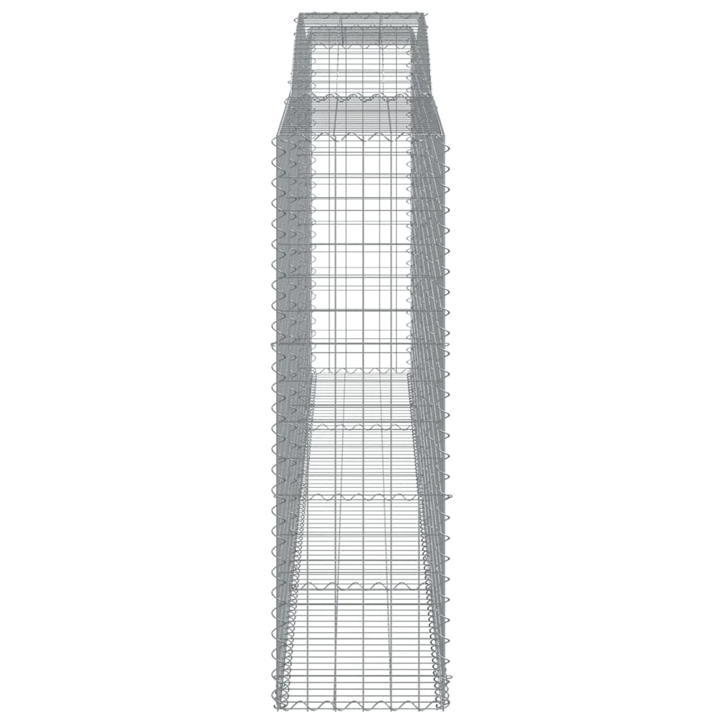 vidaXL Συρματοκιβώτια Τοξωτά 10 τεμ. 400x50x160/180 εκ. Γαλβαν. Ατσάλι - Image 5