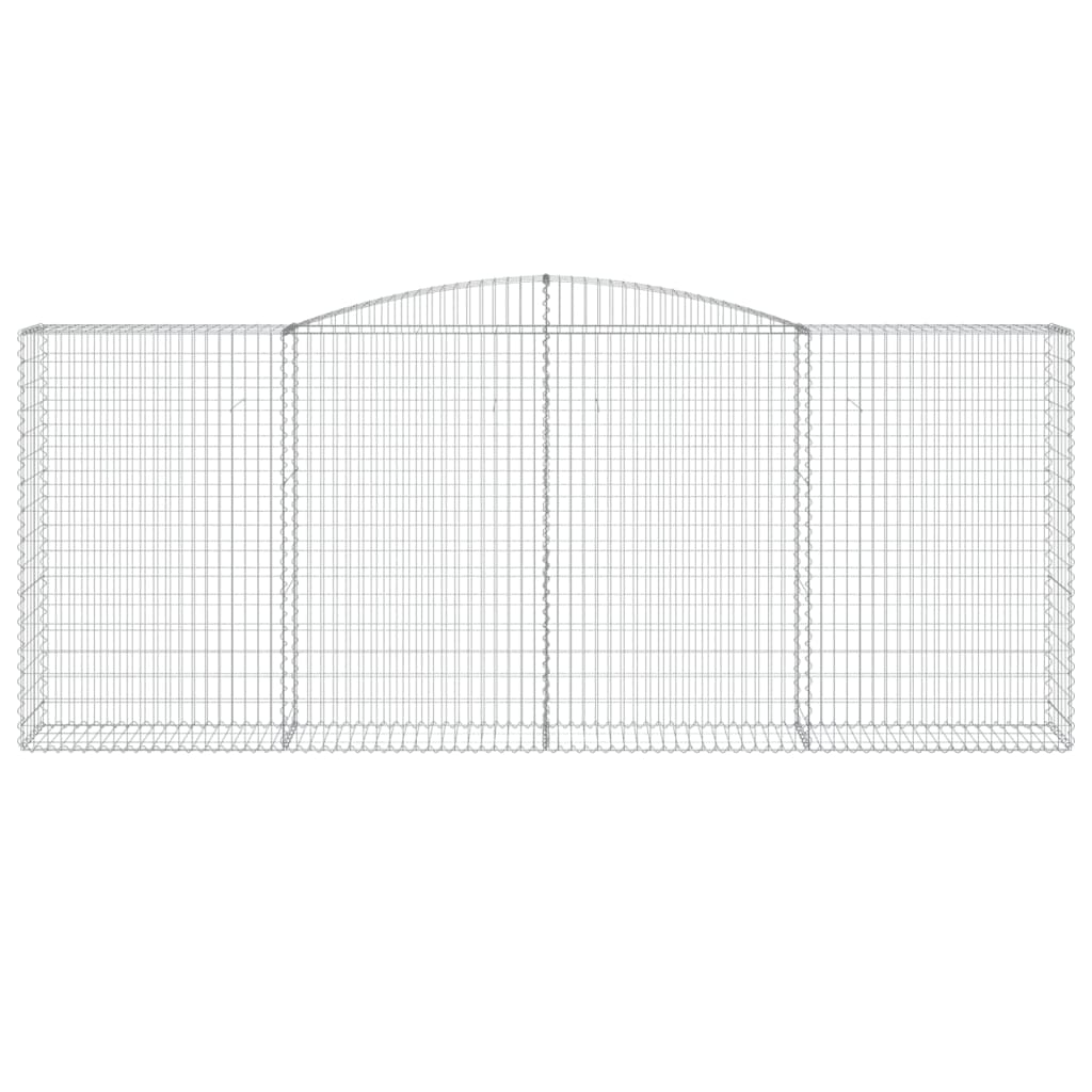 vidaXL Συρματοκιβώτια Τοξωτά 20 τεμ. 400x50x160/180 εκ. Γαλβαν. Ατσάλι - Image 4
