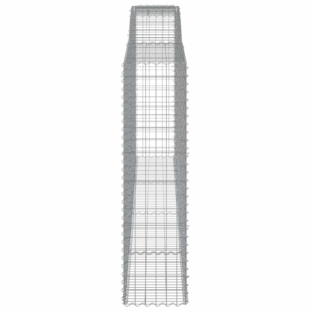 vidaXL Συρματοκιβώτια Τοξωτά 10 τεμ. 400x50x180/200 εκ. Γαλβαν. Ατσάλι - Image 5