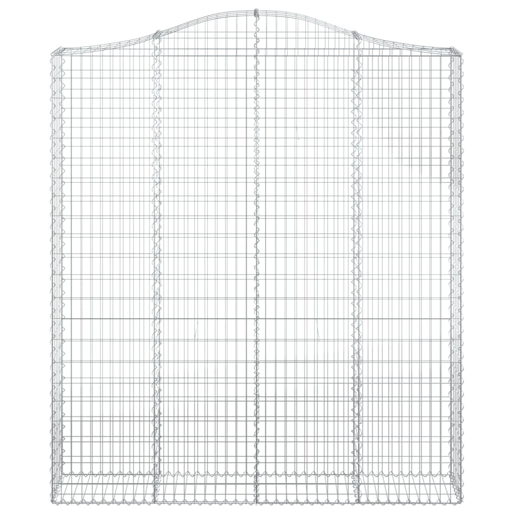 vidaXL Συρματοκιβώτιο Τοξωτό 200x30x220/240εκ. από Γαλβανισμένο Χάλυβα - Image 3
