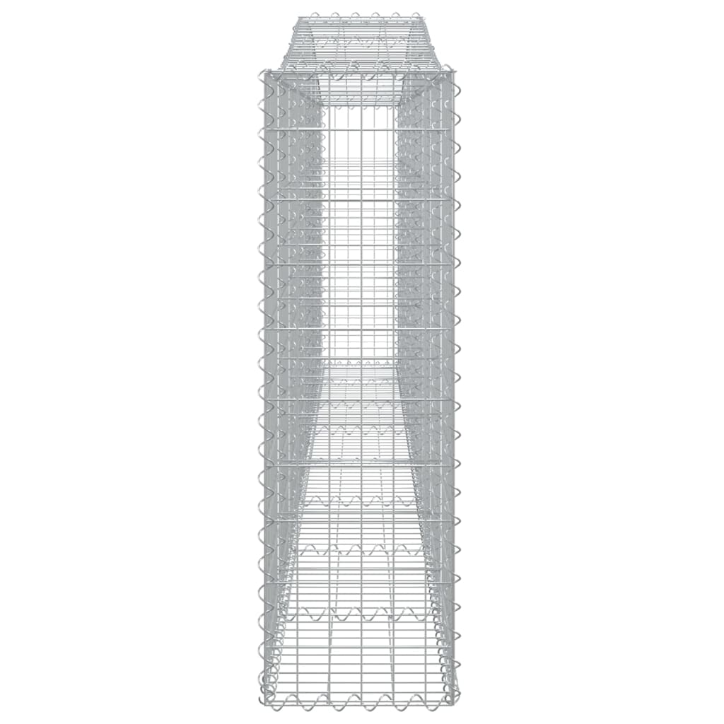 vidaXL Συρματοκιβώτιο Τοξωτό 400x30x100/120εκ. από Γαλβανισμένο Χάλυβα - Image 4