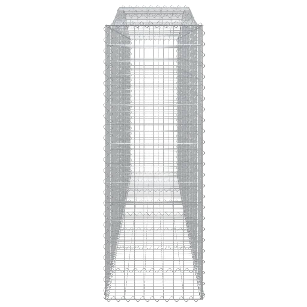 vidaXL Συρματοκιβώτιο Τοξωτό 400x50x140/160εκ. από Γαλβανισμένο Χάλυβα - Image 4