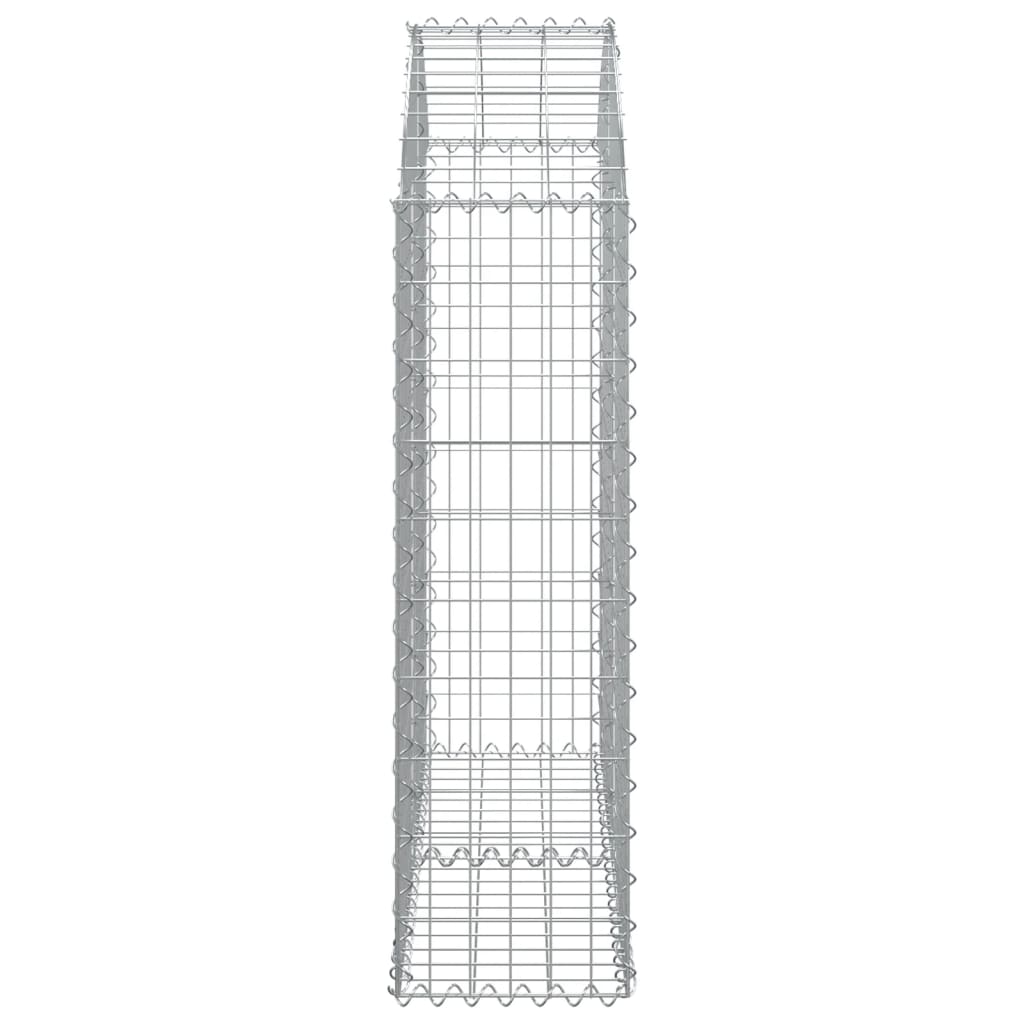 vidaXL Συρματοκιβώτιο Τοξωτό 100x30x100/120εκ. από Γαλβανισμένο Χάλυβα - Image 4