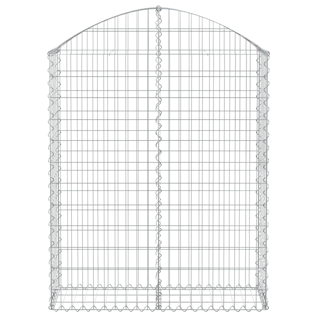 vidaXL Συρματοκιβώτιο Τοξωτό 100x30x120/140εκ. από Γαλβανισμένο Χάλυβα - Image 3