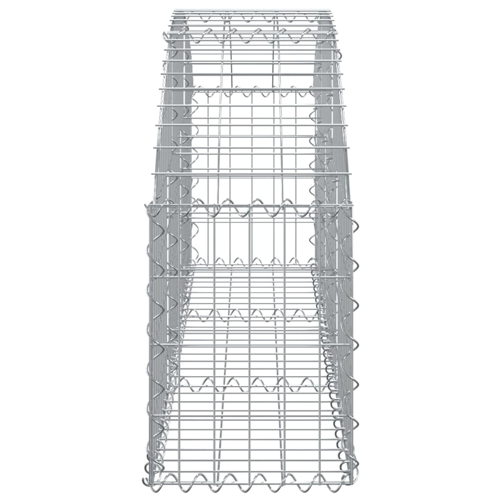 vidaXL Συρματοκιβώτιο Τοξωτό 150x30x40/60εκ. από Γαλβανισμένο Χάλυβα - Image 4