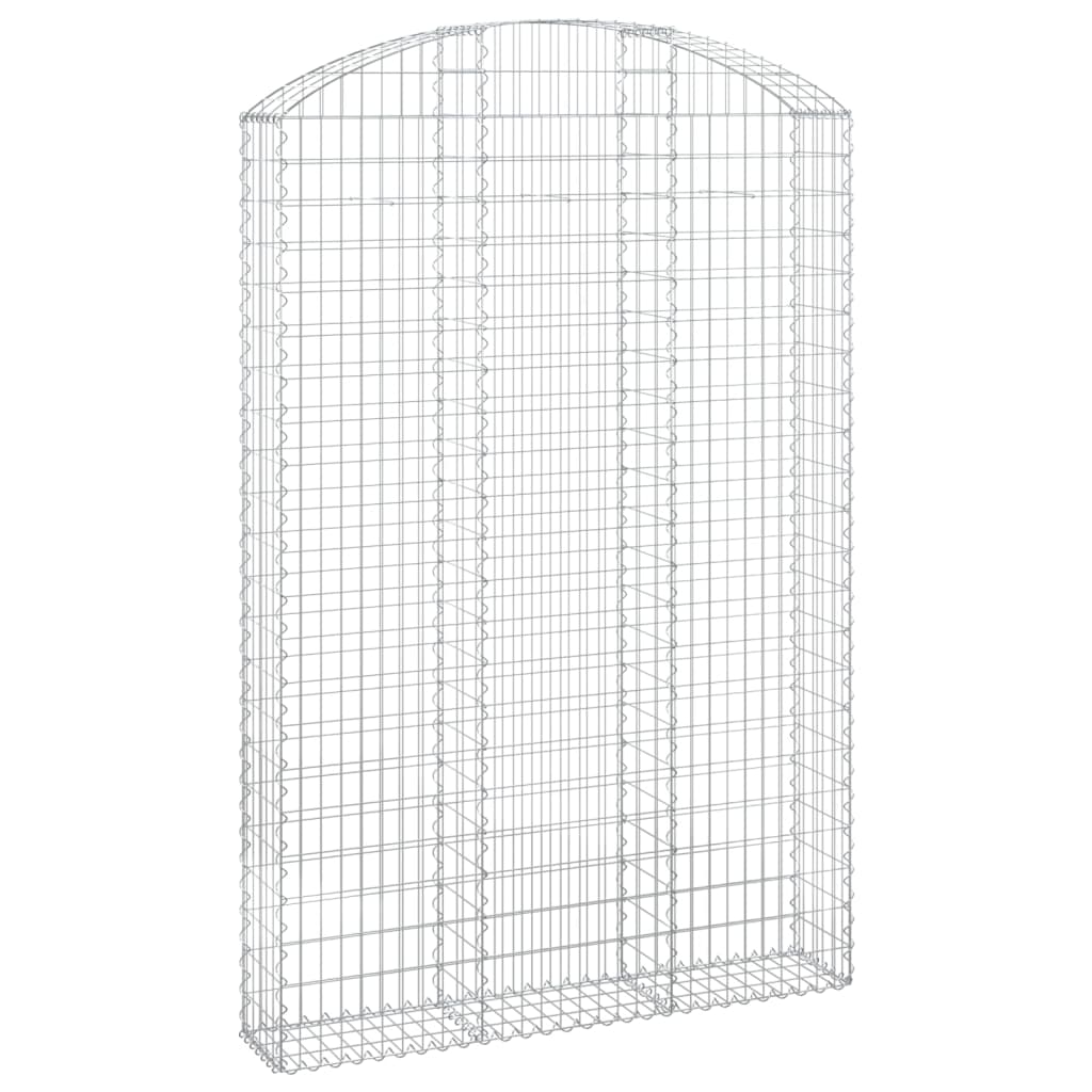 vidaXL Συρματοκιβώτιο Τοξωτό 150x30x220/240εκ. από Γαλβανισμένο Χάλυβα - Image 2