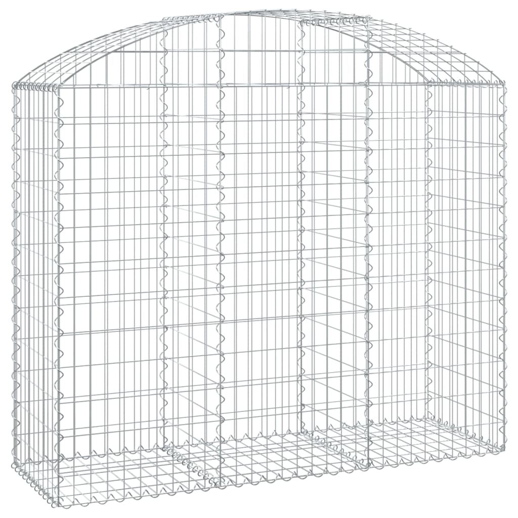 vidaXL Συρματοκιβώτιο Τοξωτό 150x50x120/140εκ. από Γαλβανισμένο Χάλυβα - Image 2