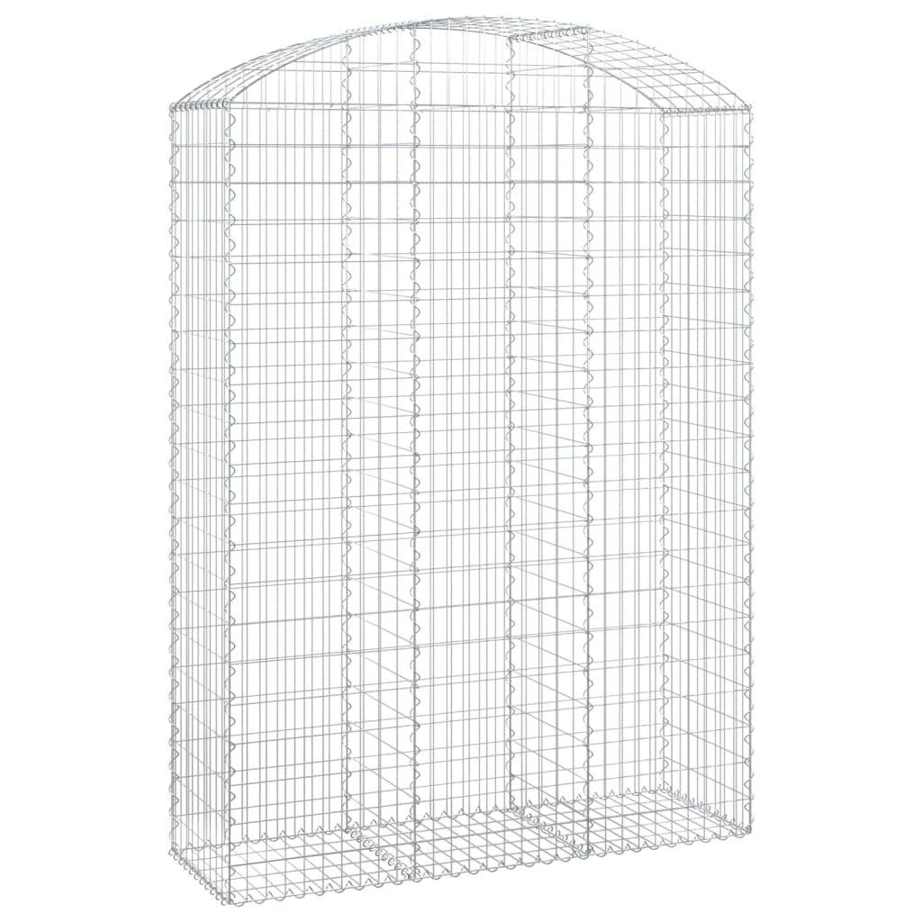 vidaXL Συρματοκιβώτιο Τοξωτό 150x50x200/220εκ. από Γαλβανισμένο Χάλυβα - Image 2