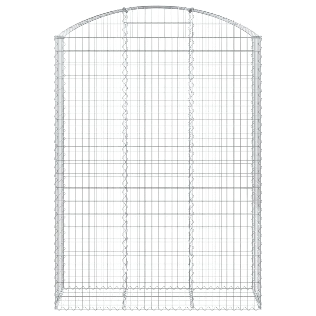 vidaXL Συρματοκιβώτιο Τοξωτό 150x50x200/220εκ. από Γαλβανισμένο Χάλυβα - Image 3