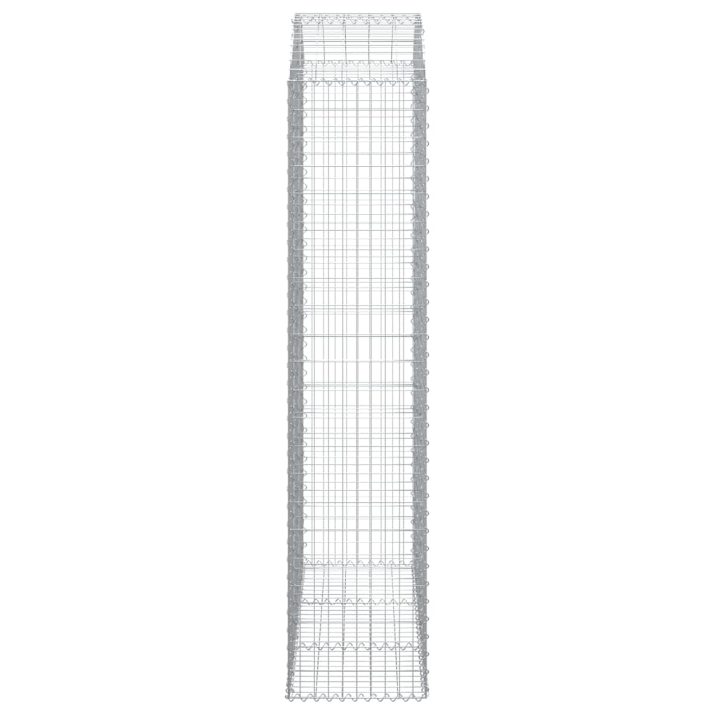 vidaXL Συρματοκιβώτιο Τοξωτό 150x50x220/240εκ. από Γαλβανισμένο Χάλυβα - Image 4