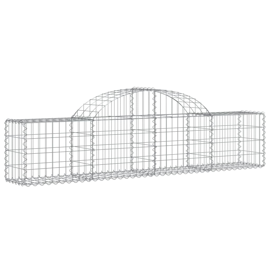 vidaXL Συρματοκιβώτιο Τοξωτό 200x30x40/60εκ. από Γαλβανισμένο Σίδερο - Image 2