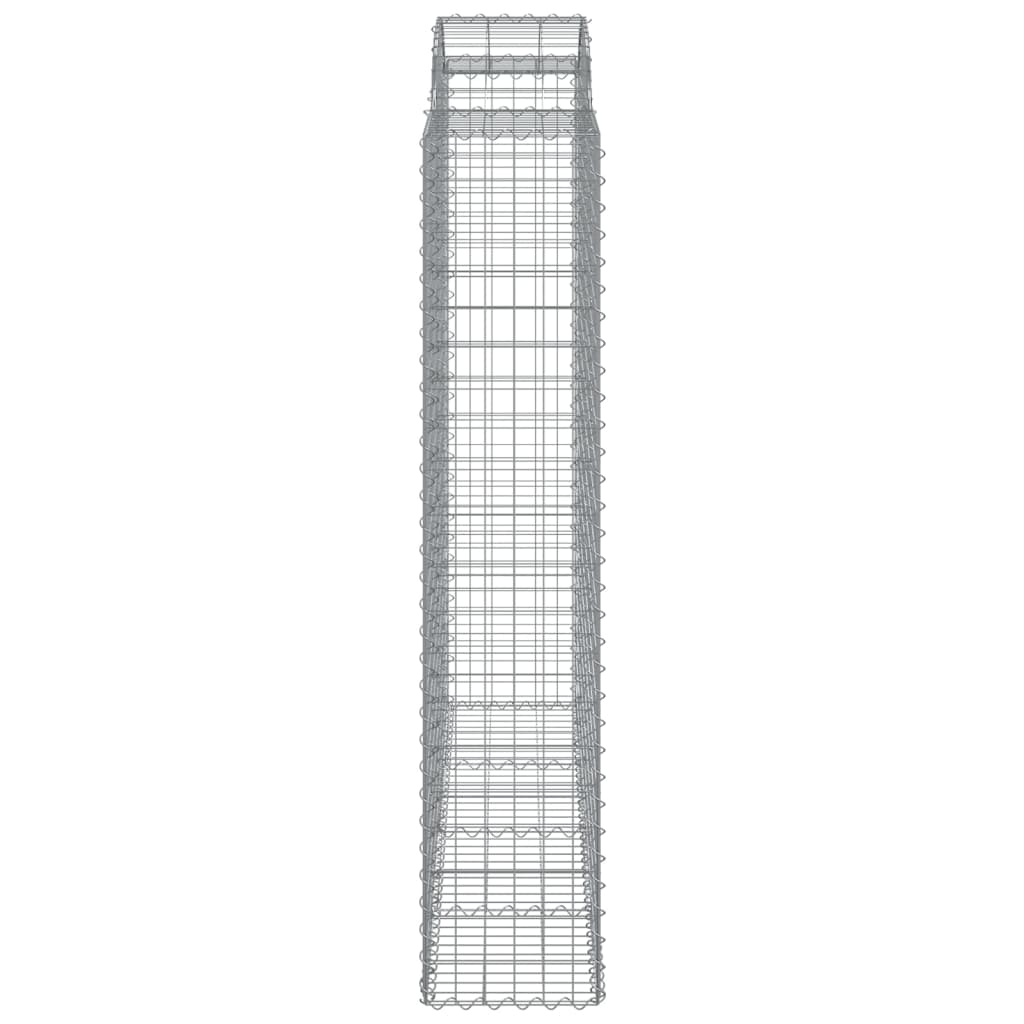 vidaXL Συρματοκιβώτιο Τοξωτό 200x50x200/220εκ. από Γαλβανισμένο Χάλυβα - Image 4