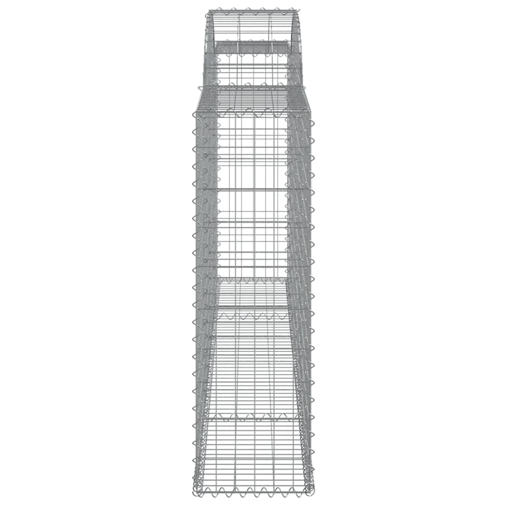 vidaXL Συρματοκιβώτιο Τοξωτό 300x30x100/120εκ. από Γαλβανισμένο Χάλυβα - Image 4