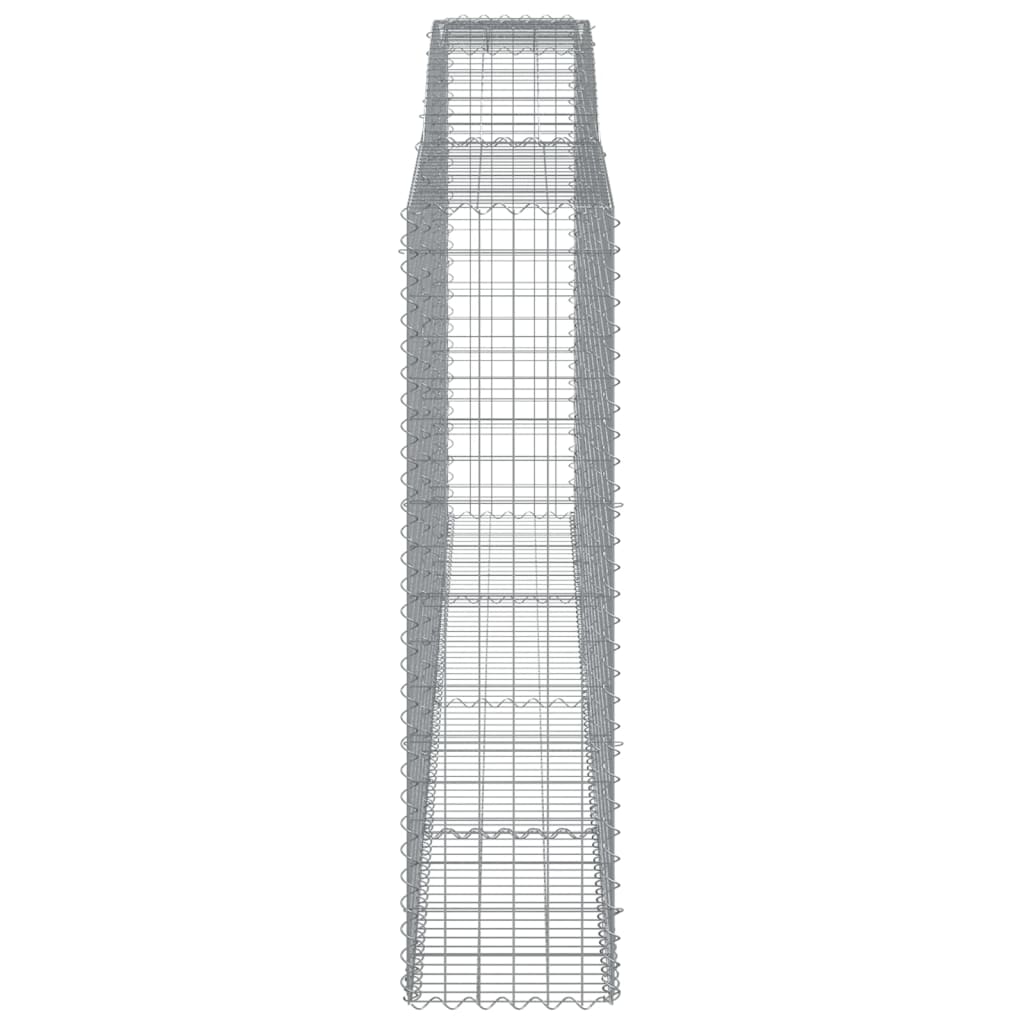vidaXL Συρματοκιβώτιο Τοξωτό 400x50x180/200εκ. από Γαλβανισμένο Χάλυβα - Image 4
