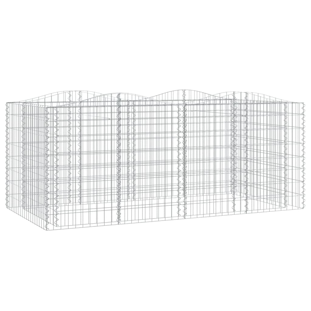 vidaXL Συρματοκιβώτιο Τοξωτό 200x100x100 εκ. από Γαλβανισμένο Σίδερο - Image 2