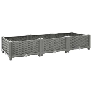 vidaXL Ζαρντινιέρα 120 x 40 x 23 εκ. από Πολυπροπυλένιο