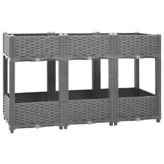 vidaXL Ζαρντινιέρα 120 x 40 x 71 εκ. από Πολυπροπυλένιο