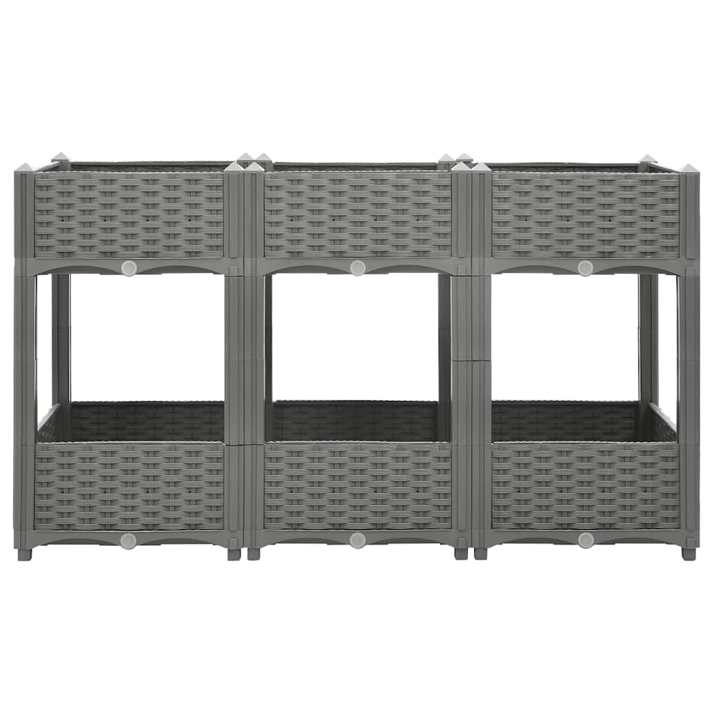 vidaXL Ζαρντινιέρα 120 x 40 x 71 εκ. από Πολυπροπυλένιο - Image 2