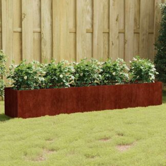 vidaXL Ζαρντινιέρα 200 x 40 x 40 εκ. από Ατσάλι Σκληρυθέν στον Αέρα