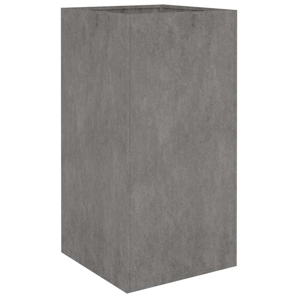 vidaXL Ζαρντινιέρα 40x40x80 εκ. από Ατσάλι Σκληρυθέν στον Αέρα - Image 3