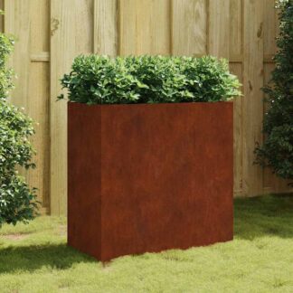 vidaXL Ζαρντινιέρα 40x80x80 εκ. από Ατσάλι Σκληρυθέν στον Αέρα