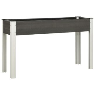 vidaXL Ζαρντινιέρα Κήπου Υπερυψωμένη Γκρι 120x 40 x 75 εκ. από WPC